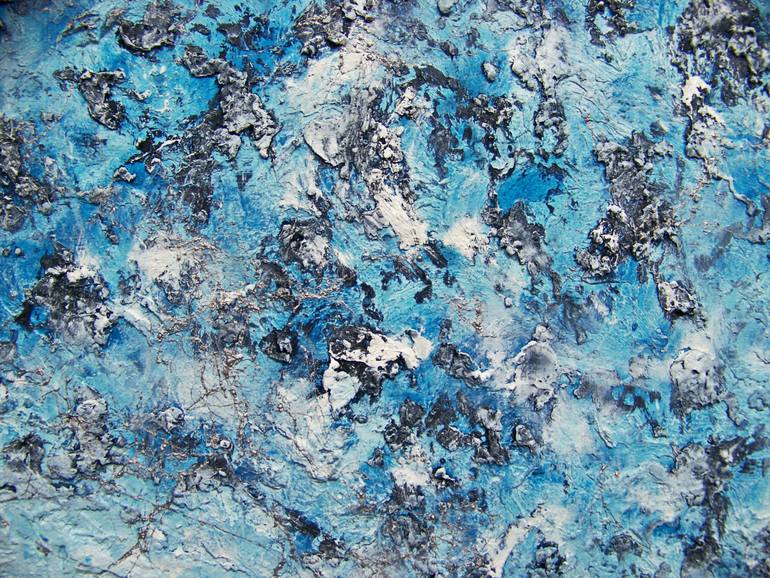 Original Abstract Expressionism Abstract Painting by Jo and Jan Moore Romancing The Stone