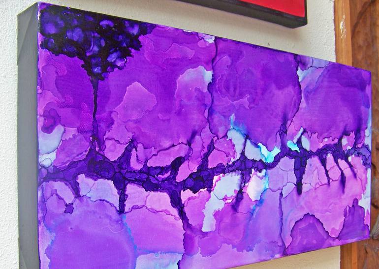 Original Abstract Painting by Jo and Jan Moore Romancing The Stone