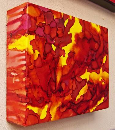 Original Abstract Expressionism Abstract Paintings by Jo and Jan Moore Romancing The Stone