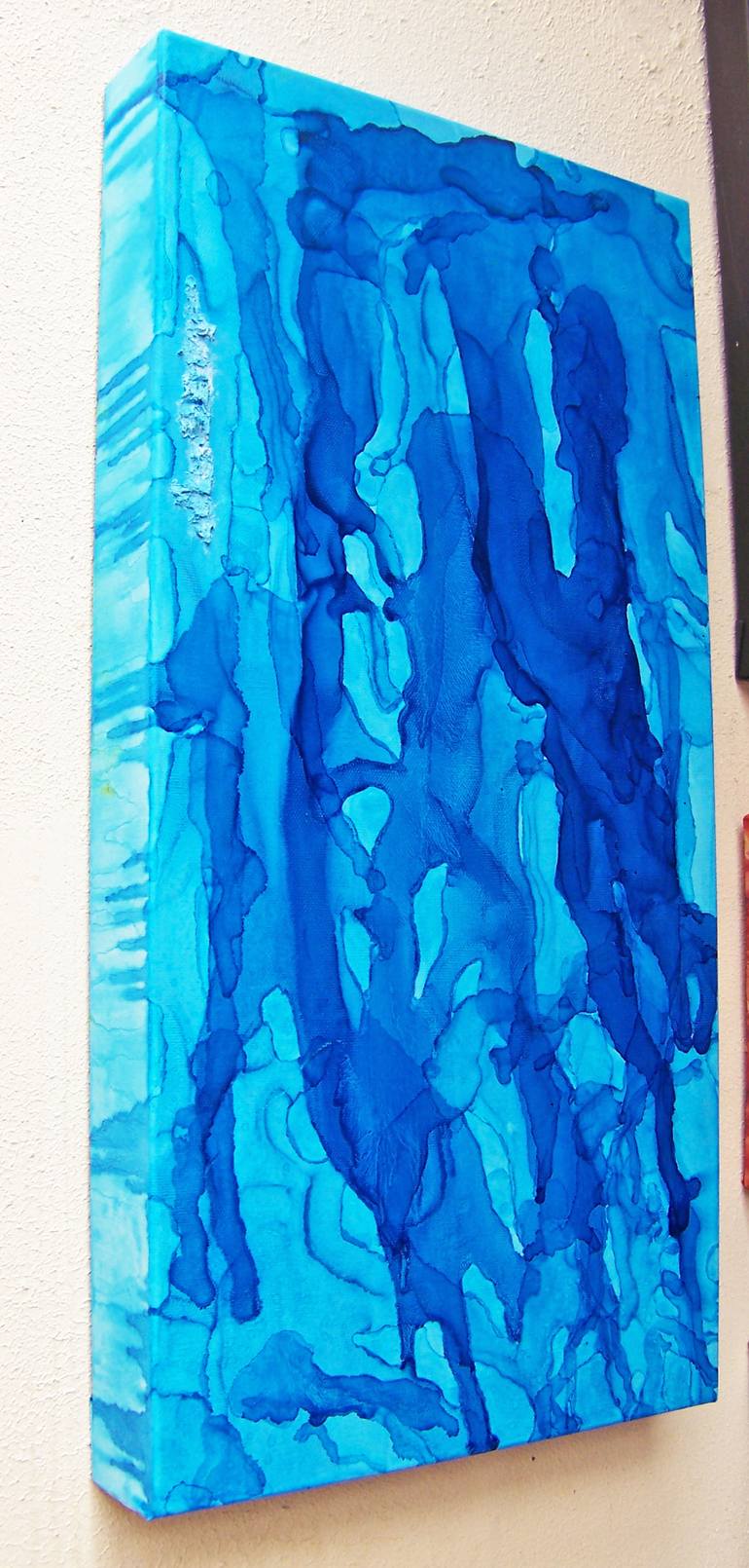 Original Abstract Expressionism Abstract Painting by Jo And Jan Moore Romancing The Stone