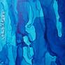 Jo Moore's compelling original artwork draws on inspiration from nature, displaying dramatically rich textural surfaces. Sought after both nationally and internationally, and collected world-wide for more than forty years, she is among those rare lifetime studio artists able to cross boundary lines, working in multi-dimensional disciplines. Ink and Oil on canvas, abstract, zen , color, minimalism, sealed, archival, ready to hang. 24x12x2.5 Museum profile