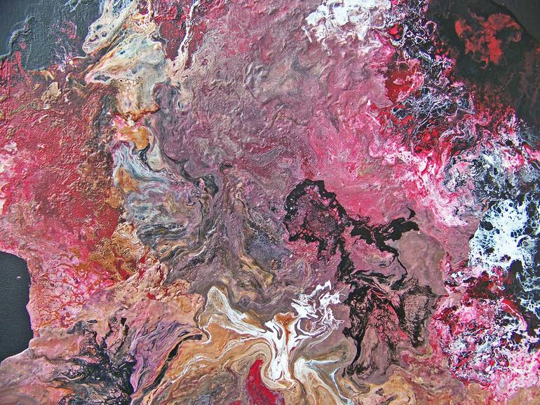 Original Abstract Expressionism Abstract Painting by Jo and Jan Moore Romancing The Stone