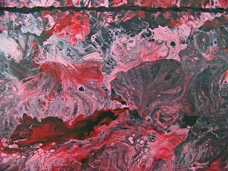 Original Abstract Painting by Jo and Jan Moore Romancing The Stone