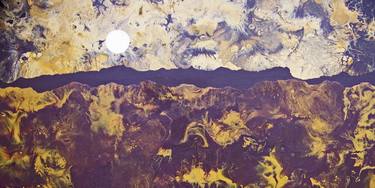 Original Abstract Landscape Paintings by Jo and Jan Moore Romancing The Stone