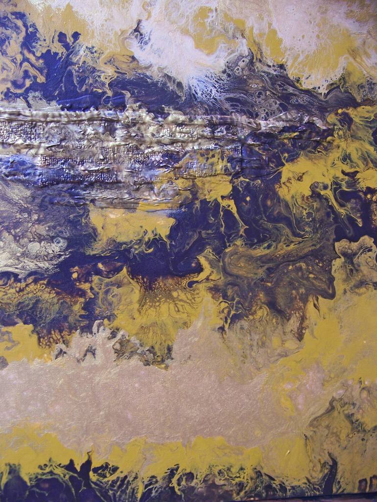 Original Abstract Expressionism Abstract Painting by Jo and Jan Moore Romancing The Stone