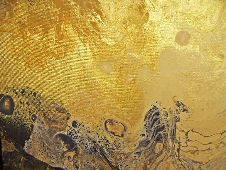 Original Abstract Landscape Painting by Jo And Jan Moore Romancing The Stone