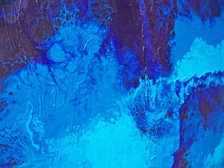 Original Abstract Expressionism Abstract Painting by Jo and Jan Moore Romancing The Stone