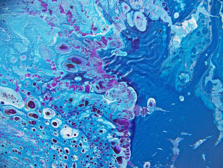 Original Abstract Expressionism Abstract Painting by Jo And Jan Moore Romancing The Stone