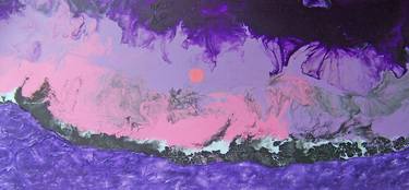 Original Abstract Landscape Paintings by Jo and Jan Moore Romancing The Stone