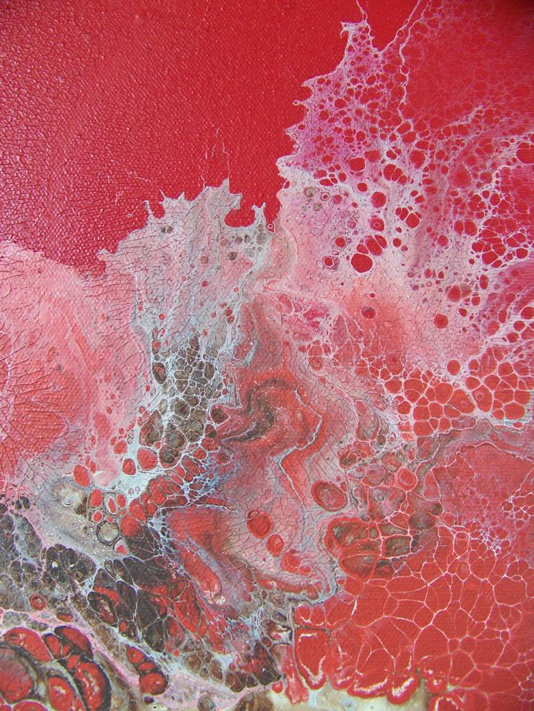Original Abstract Landscape Painting by Jo And Jan Moore Romancing The Stone