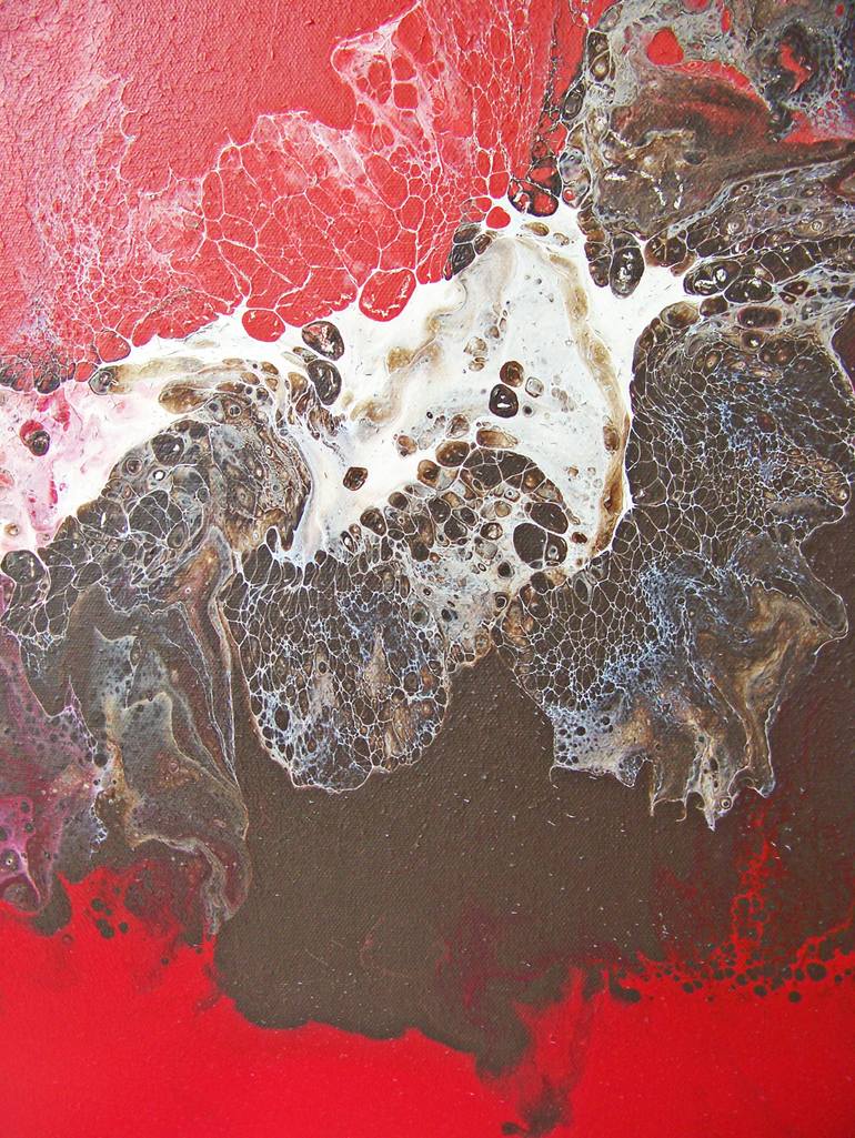 Original Abstract Landscape Painting by Jo And Jan Moore Romancing The Stone