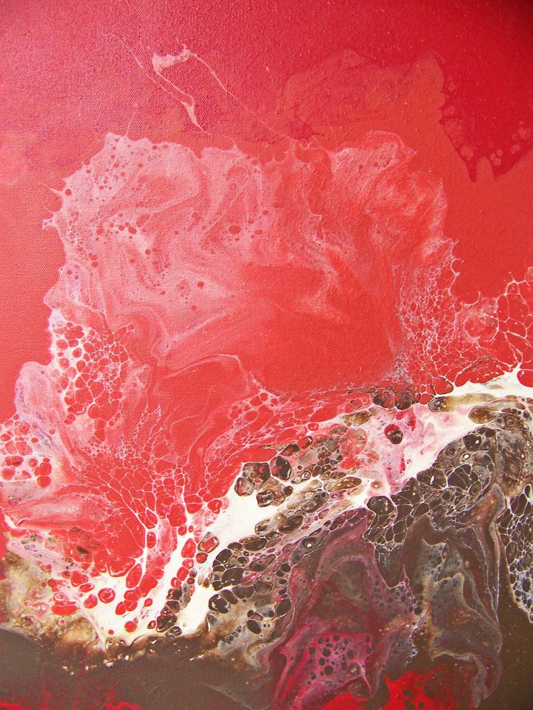 Original Abstract Landscape Painting by Jo And Jan Moore Romancing The Stone
