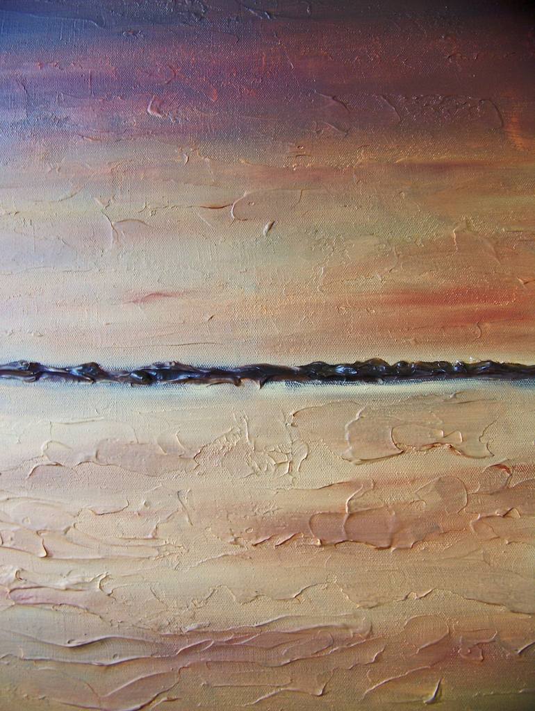 Original Abstract Landscape Painting by Jo and Jan Moore Romancing The Stone