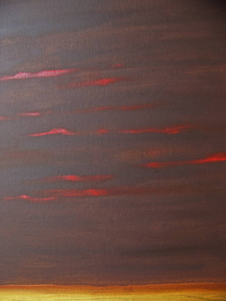 Original Abstract Landscape Painting by Jo And Jan Moore Romancing The Stone