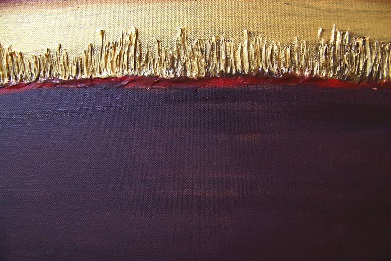 Original Abstract Landscape Painting by Jo And Jan Moore Romancing The Stone