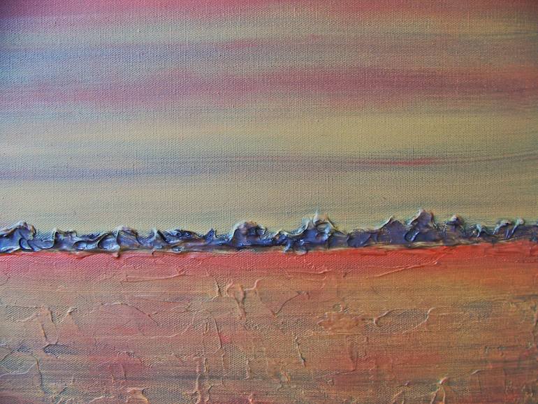 Original Abstract Landscape Painting by Jo and Jan Moore Romancing The Stone