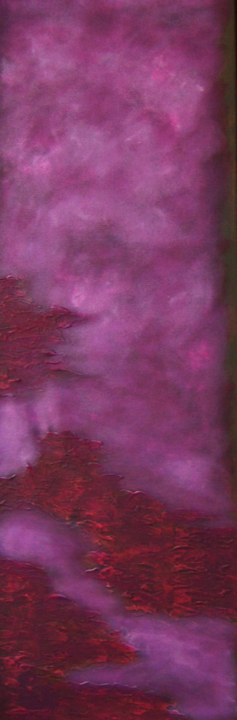 Original Abstract Landscape Painting by Jo And Jan Moore Romancing The Stone