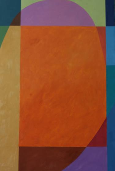 Original Abstract Geometric Paintings by Teresa Lakier