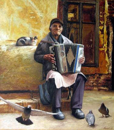 Print of Realism People Paintings by Victor Arseni