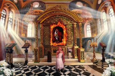Original Fine Art Religion Paintings by Victor Arseni