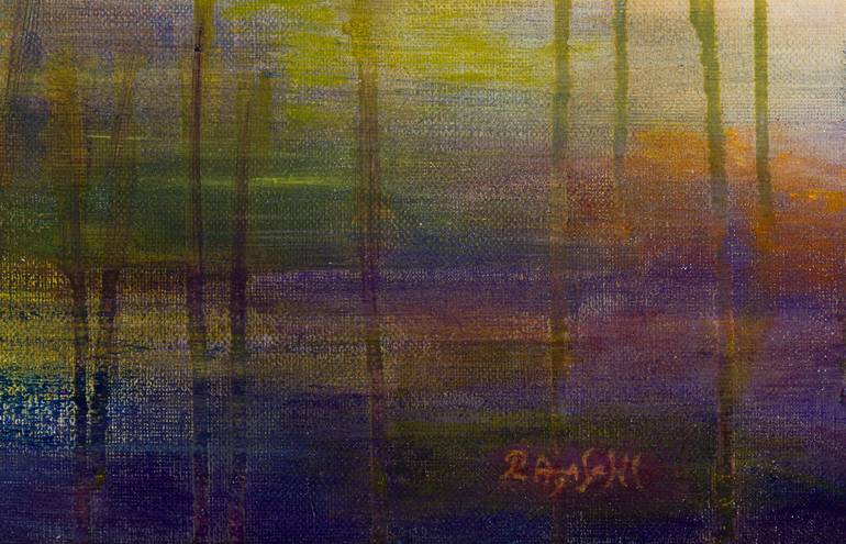 Original Abstract Landscape Painting by Rikka Ayasaki