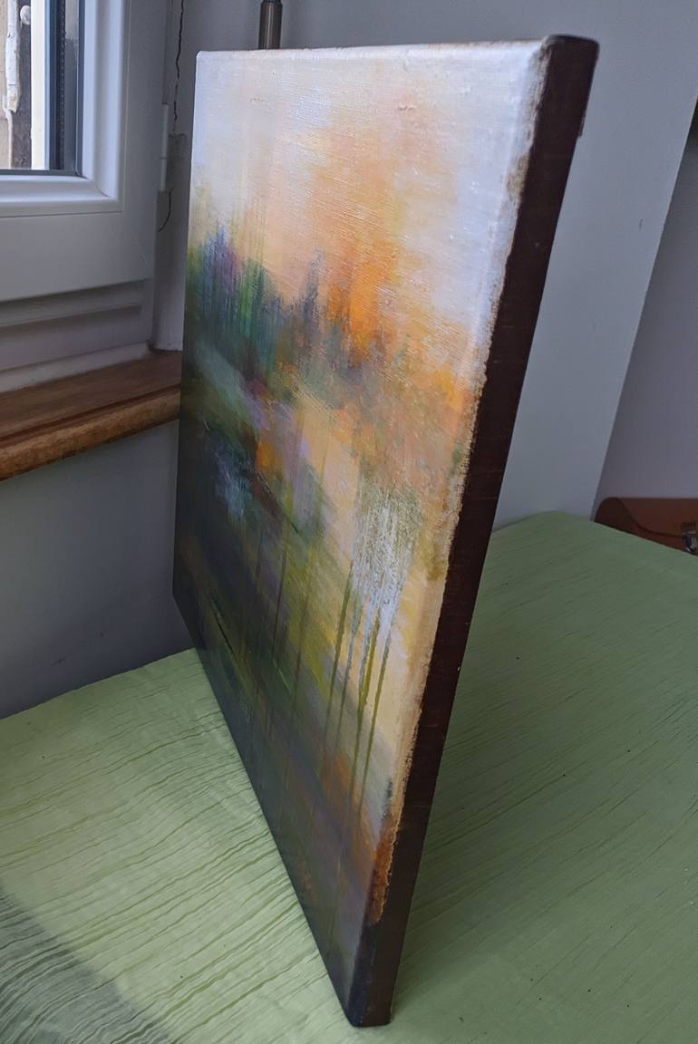 Original Abstract Landscape Painting by Rikka Ayasaki