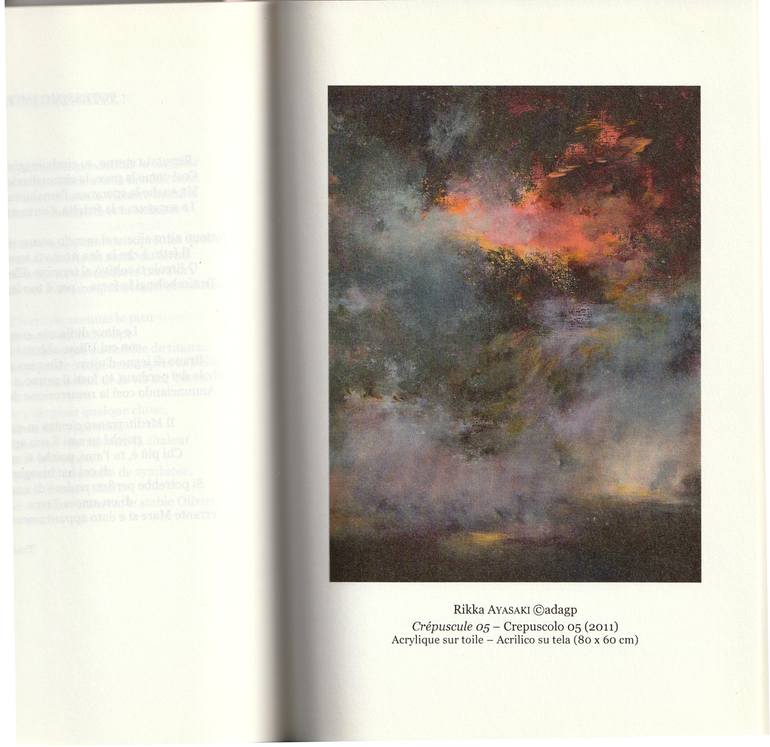 Original Abstract Landscape Painting by Rikka Ayasaki