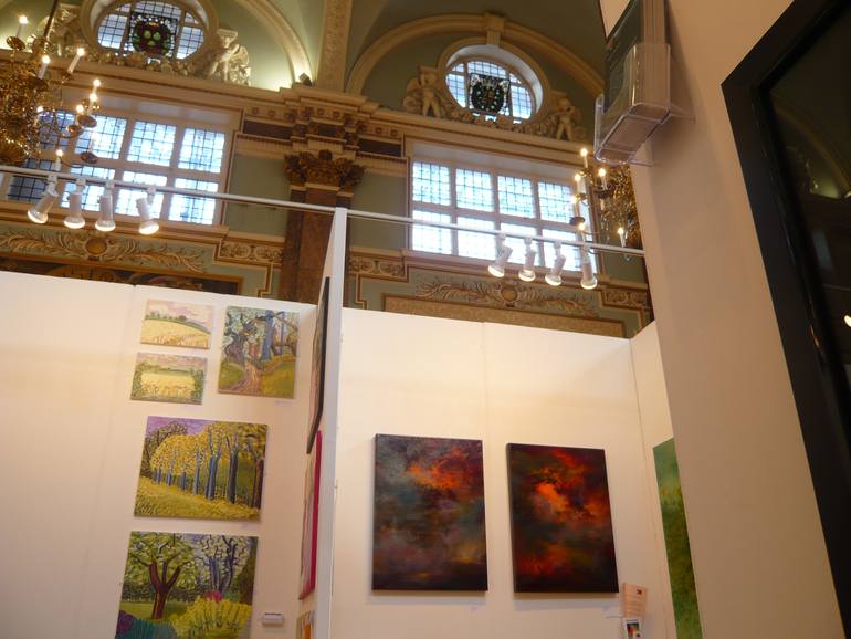 Original Abstract Landscape Painting by Rikka Ayasaki