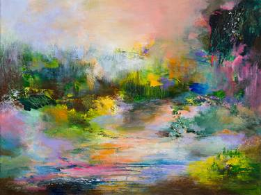 Original Impressionism Landscape Paintings by Rikka AYASAKI