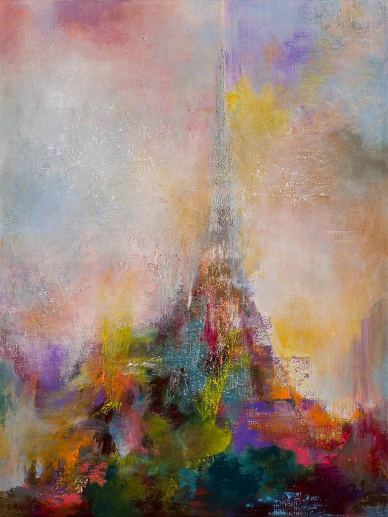 Original Impressionism Landscape Paintings by Rikka Ayasaki