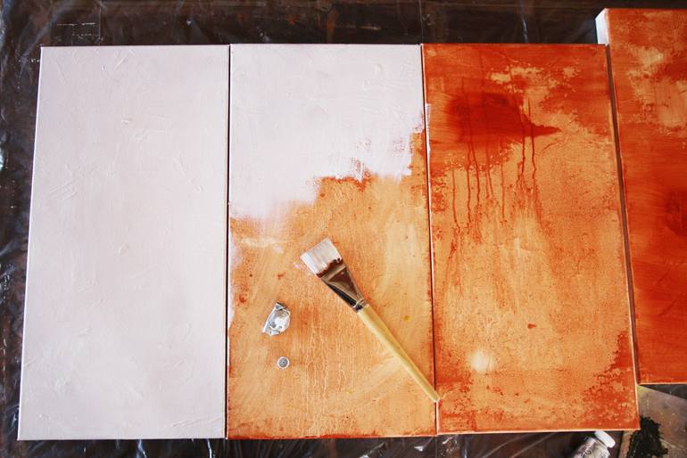 Original Minimalism Animal Painting by Denise Sanna