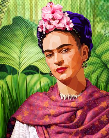 Frida Kahlo In The Jungle thumb