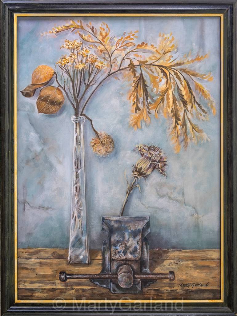 Original Conceptual Still Life Painting by Marty Garland