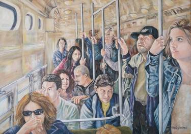 Print of People Paintings by Marty Garland