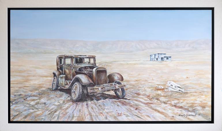 Original Automobile Painting by Marty Garland