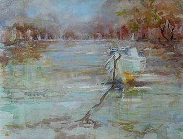 Original Boat Paintings by Marty Garland