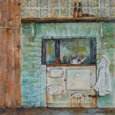 Print of Folk Interiors Paintings by Marty Garland