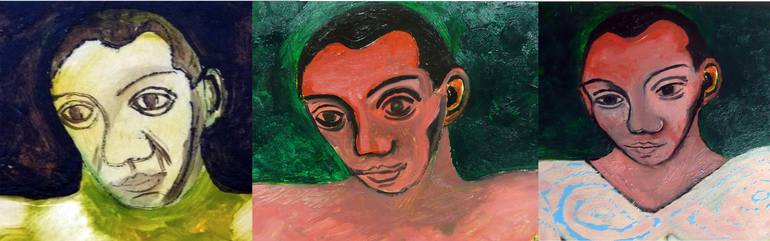 Original Figurative People Painting by Eva Bosch