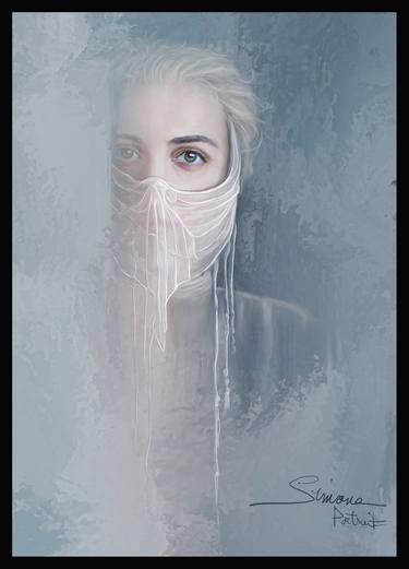 Print of Portrait Digital by louise simone