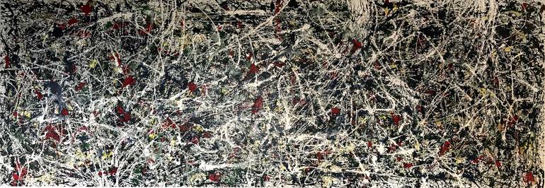 Original Abstract Expressionism Abstract Painting by Sergio Rincón