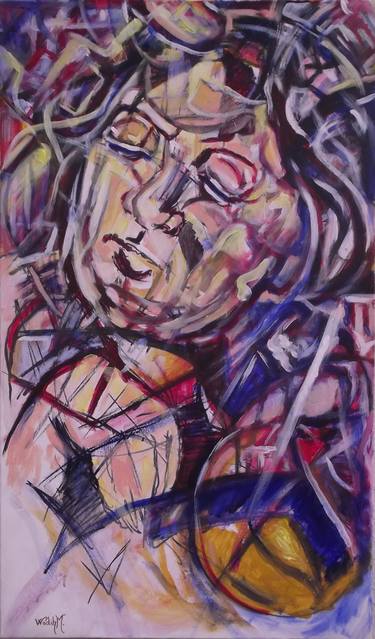 Print of Expressionism People Paintings by Wadih Maalouf