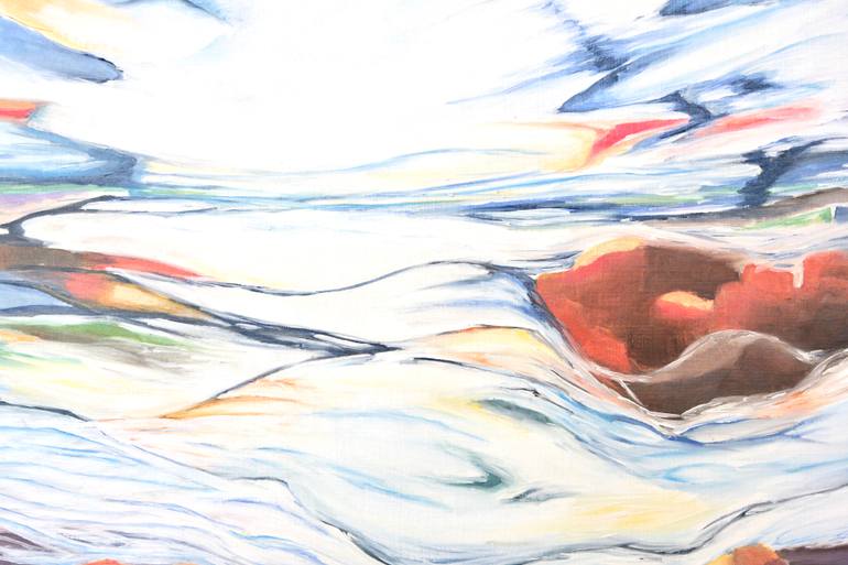 Original Expressionism Landscape Painting by Carolyn Owen