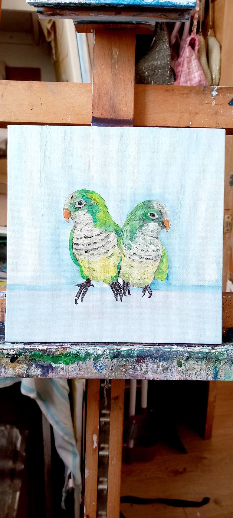 Original Contemporary Animal Painting by Yvonne Koo