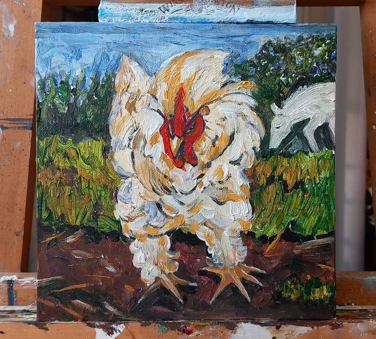 Original Figurative Animal Painting by Yvonne Koo