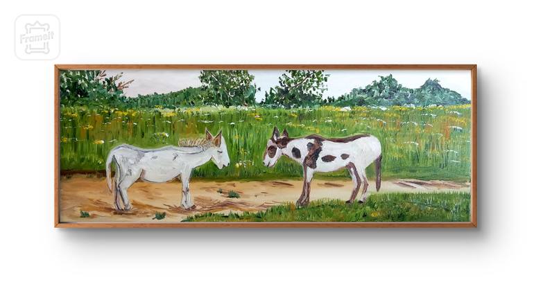 Original Figurative Animal Painting by Yvonne Koo