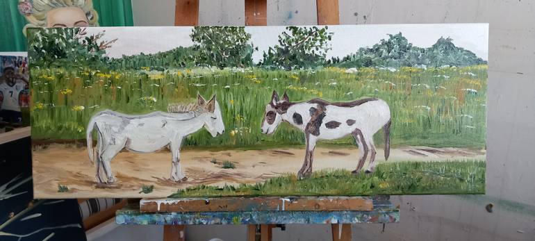 Original Figurative Animal Painting by Yvonne Koo