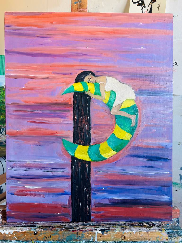 Original Illustration Health & Beauty Painting by Yvonne Koo