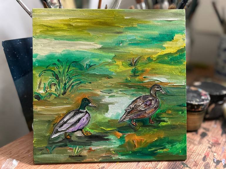 Original Contemporary Animal Painting by Yvonne Koo