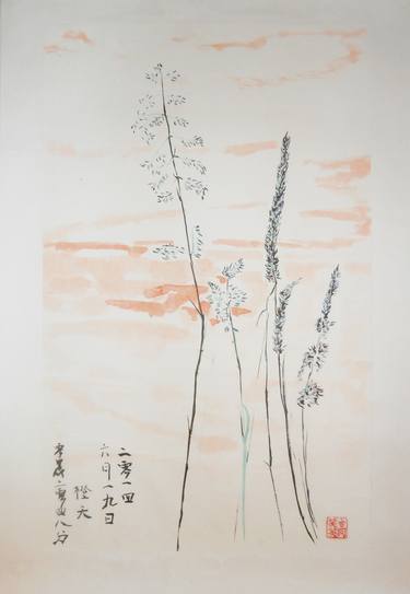 Original Figurative Calligraphy Paintings by YVONNE KOO