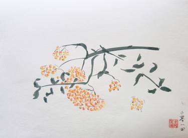 Original Figurative Calligraphy Paintings by YVONNE KOO